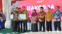 Perkuat Sinergi Menuju Indonesia Emas 2045, Bupati Kaur Hadiri Rakorda Program Bangga Kencana