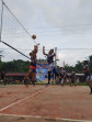 Semangat Pemuda Desa Batu Raja dalam Turnamen Voli Ball Cup III, Optimis Raih Kemenangan