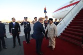 Momen Prabowo Mendarat di Mesir untuk Hadiri Penandatanganan Perjanjian Penghentian Perang di Gaza