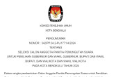 KPU Kota Bengkulu Buka Seleksi untuk Anggota Panitia Pemungutan Suara Pemilihan 2024