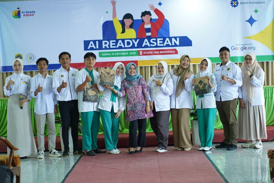 MAFINDO Bengkulu Gelar Pelatihan AI Ready ASEAN, Mahasiswa STIKES TMS Antusias Belajar Teknologi Kecerdasan Buatan