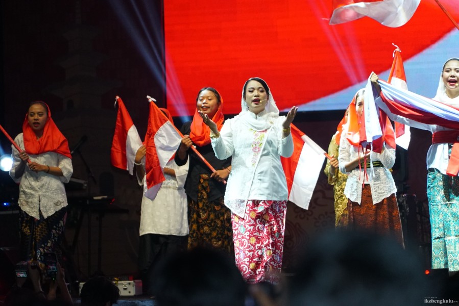 Senator Destita Gaungkan Semangat Nasionalisme Lewat Teaterikal Fatmawati Untuk Indonesia