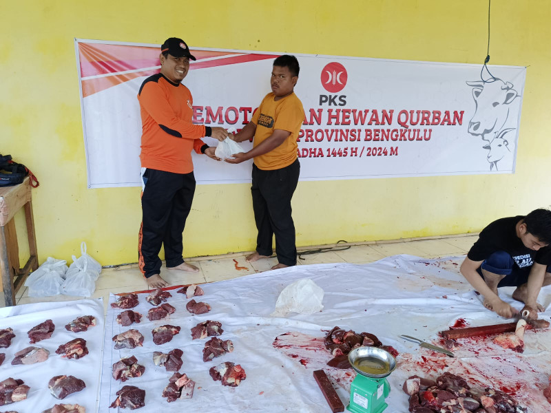 PKS Bengkulu Rayakan Idul Adha 1445 Hijriyah dengan Semangat Berkurban