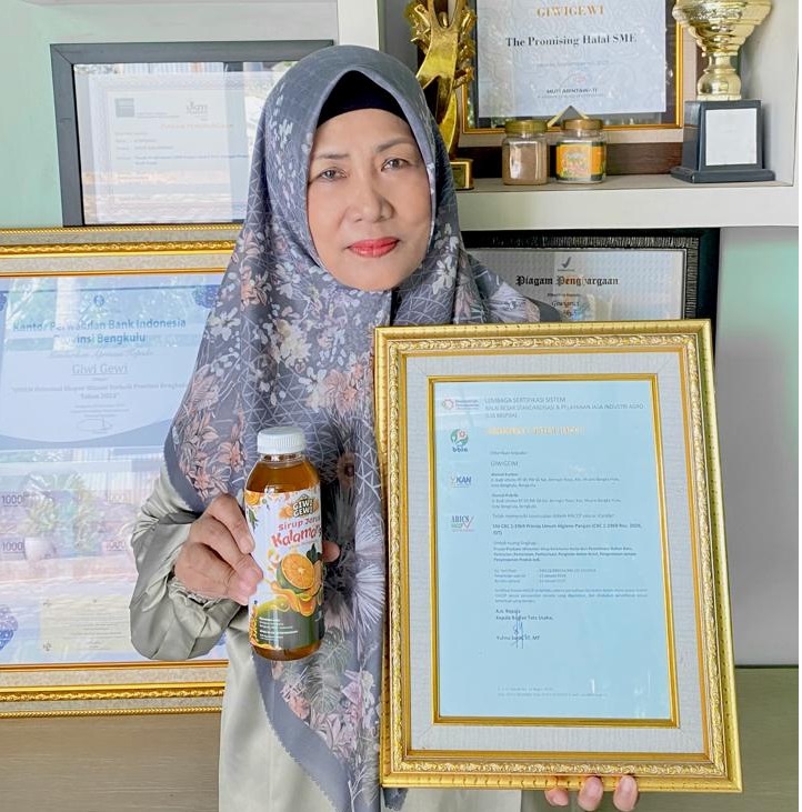 UMKM Gewigiwi Bengkulu Raih Sertifikat HACCP, Siap Go International