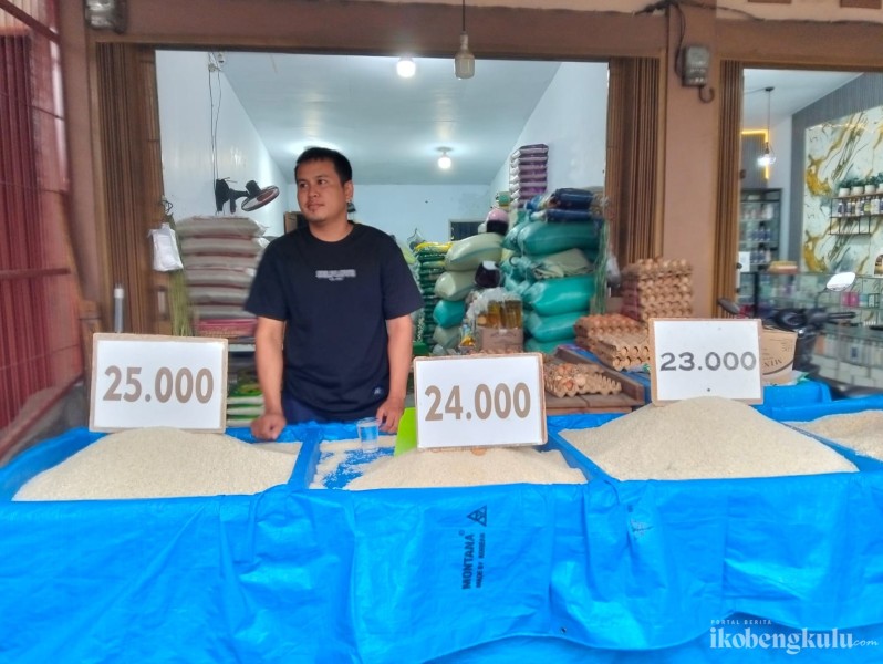 Pedagang Beras di Bengkulu Andalkan Pasokan dari Lampung