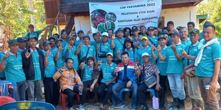 PGE Hululais Bengkulu Berkomitmen pada Lingkungan dan Masyarakat: Pelatihan Kopi dan Bantuan Sanitasi Sekolah