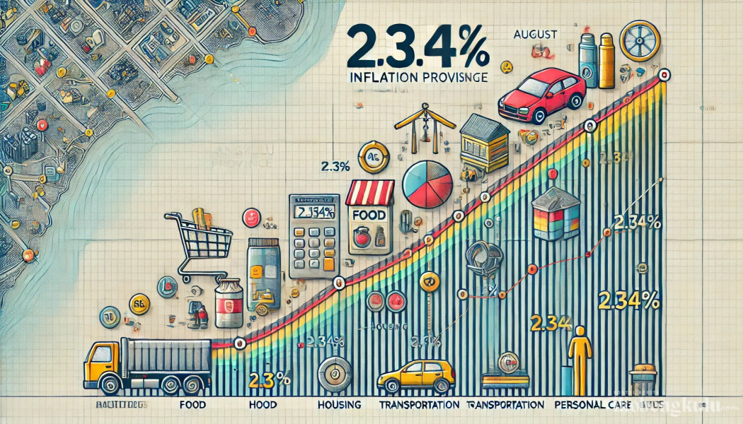 Inflasi Bengkulu Agustus 2024 Capai 2,34 Persen, Kota Bengkulu dan Mukomuko Alami Kenaikan Indeks Harga