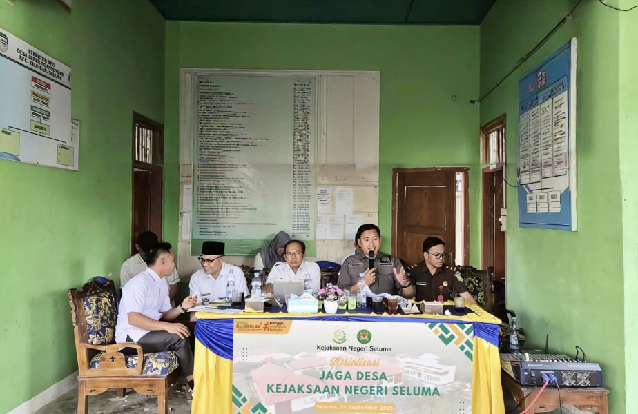 Cegah Penyalahgunaan DD, Kejari Seluma Sosialisasikan Program Jaga Desa