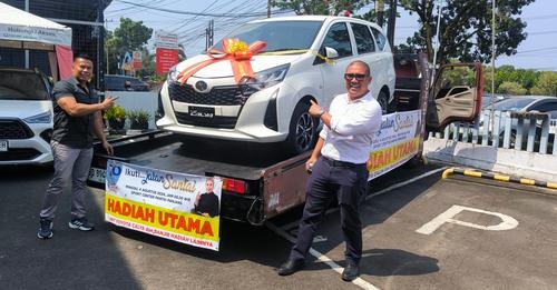 Meriahkan HUT ke-70 Agung Concern, Agung Toyota Bengkulu Gelar Jalan Santai dengan Hadiah Utama Mobil Calya