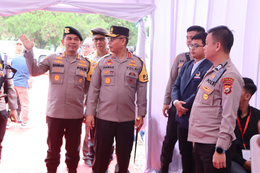 Kapolda Bengkulu Pantau Langsung Pengamanan Pendaftaran Pilkada 2024