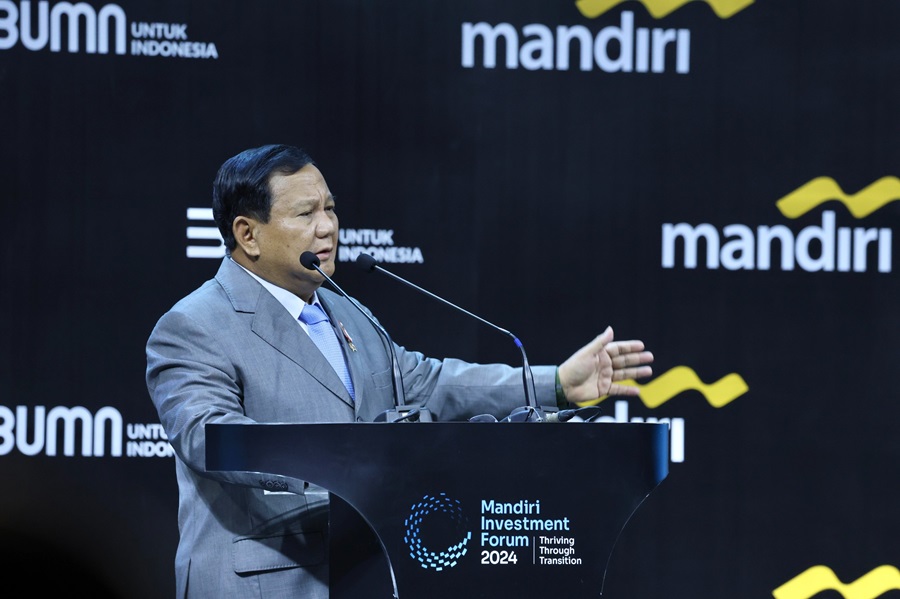 Prabowo Subianto Bicara Tentang Stabilitas dan Kesejahteraan di Mandiri Investment Forum 2024