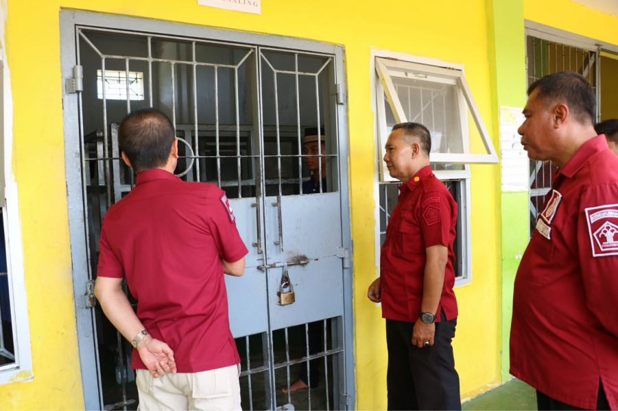 Kakanwil Kemenkumham Bengkulu Pantau LPKA  untuk Meningkatkan Kinerja dan Pelayanan