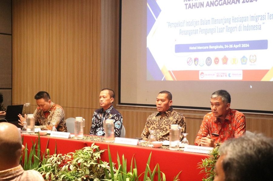 Kemenkumham Bengkulu Jadi Tuan Rumah Rapat Koordinasi Komite Intelijen Pusat Tahun 2024