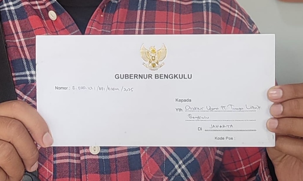 Surat Gubernur Bengkulu Diabaikan PT TLB
