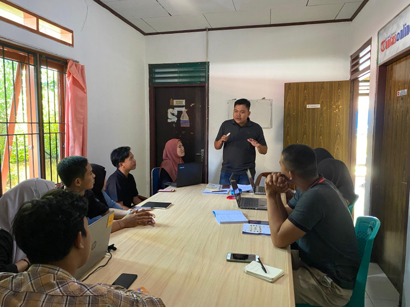 Mahasiswa PKL  Komunikasi dan Penyiaran Islam UMB dan UINFAS Terima Pembekalan dari Pamong Bengkulunetwork.com