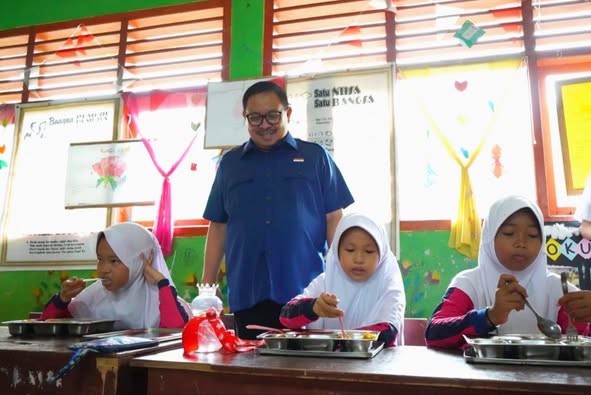 Bersama Forkopimda, Pj Walikota Tinjau MBG Di Kota Bengkulu