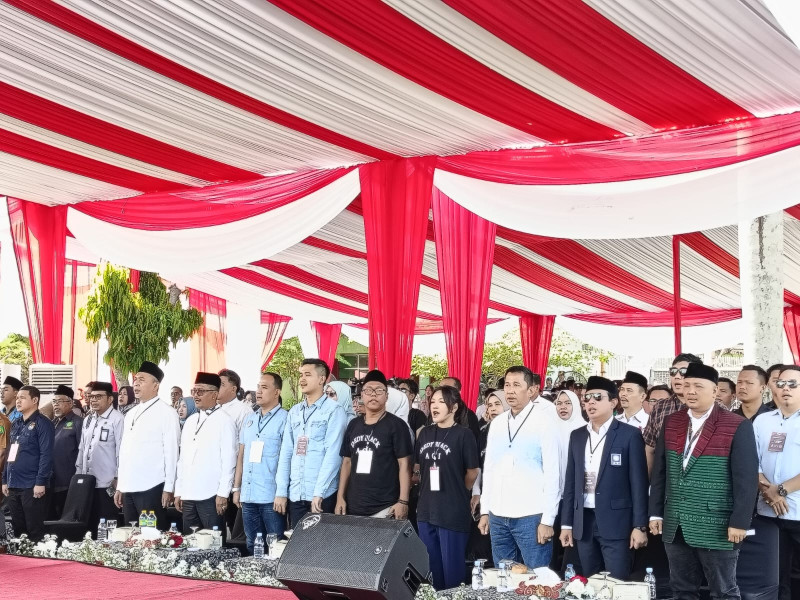 Deklarasi Kampanye Damai 2024, Ini Pesan Cawalkot Bengkulu Dani Hamdani