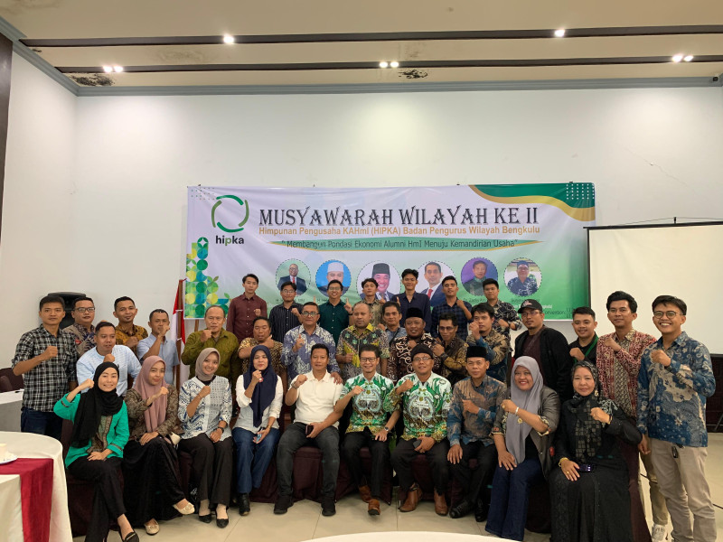 Roni Desa Terpilih Jadi Ketua Umum HIPKA Bengkulu, Fokus Cetak Pengusaha Baru