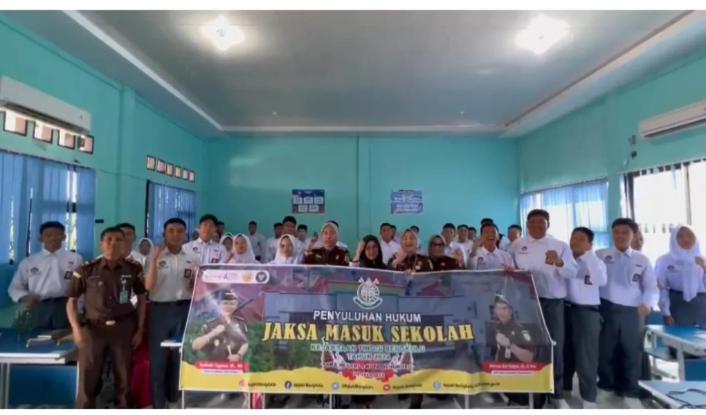 Kejati Bengkulu Laksanakan Program Jaksa Masuk Sekolah di SMA Negeri 5 untuk Cegah Judi Online