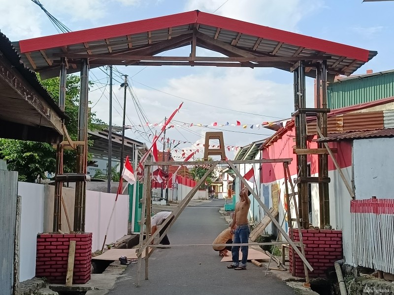 Semangat Persiapan 17 Agustus, Warga Antusias Gelar Lomba dan Hias Gapura