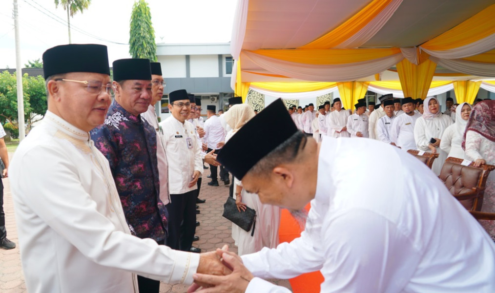 Gubernur Rohidin Mersyah Gelar Halal Bihalal Idulfitri, Ajak ASN Pemprov Bengkulu Saling Memaafkan