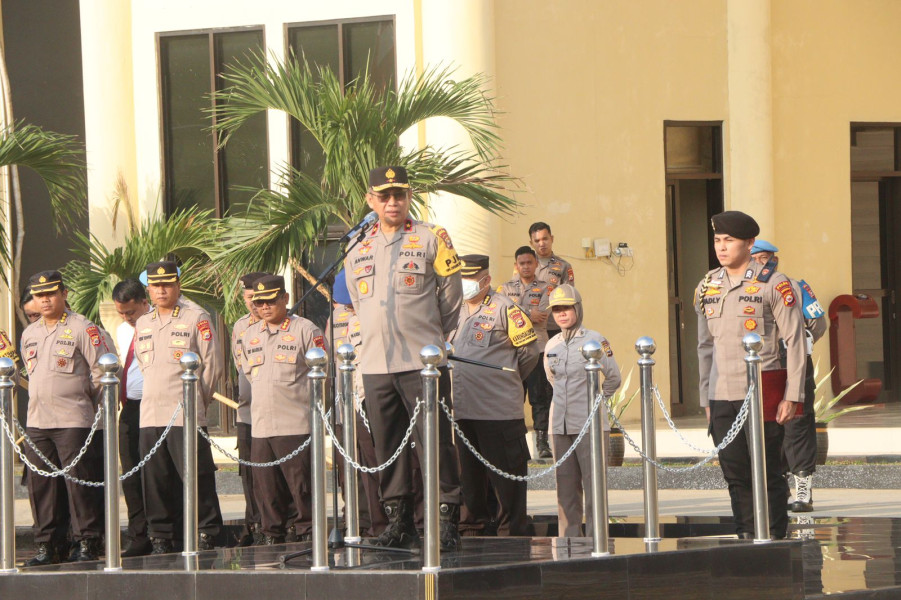 Apel Pagi Polda Bengkulu: Kapolda Tekankan Kesiapan Jelang Pilkada