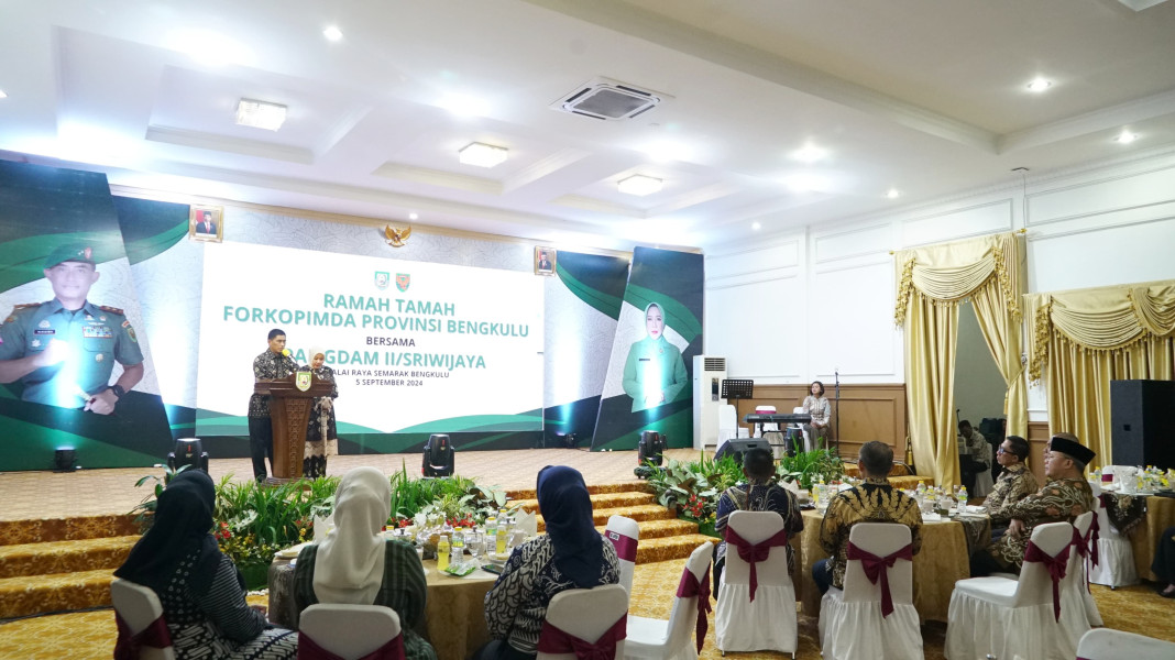 Gubernur Bengkulu dan Forkopimda Sambut Pangdam II/Sriwijaya dalam Malam Ramah Tamah