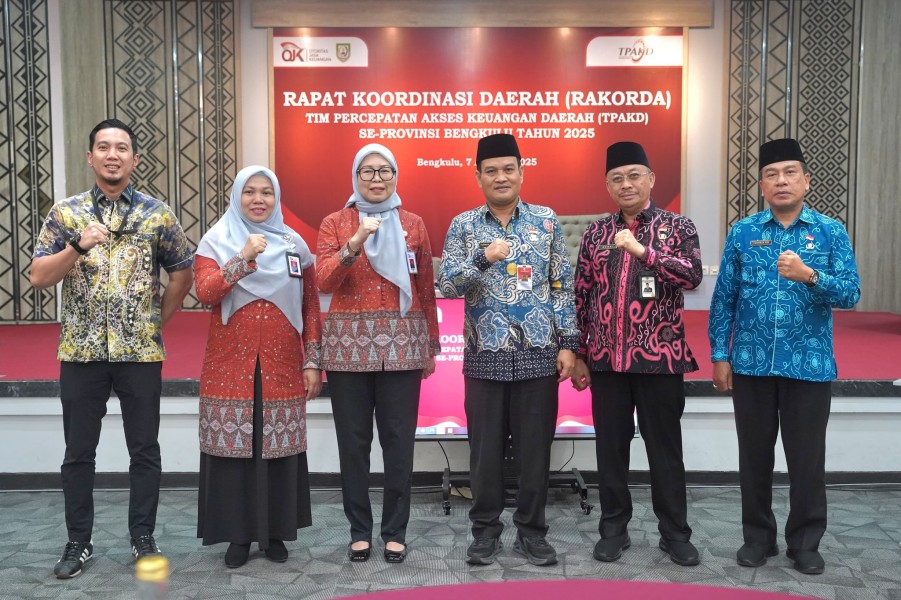 Penyaluran KUR Bengkulu Tembus Rp1,95 Triliun, TPAKD Diapresiasi atas Kinerja Inklusi Keuangan