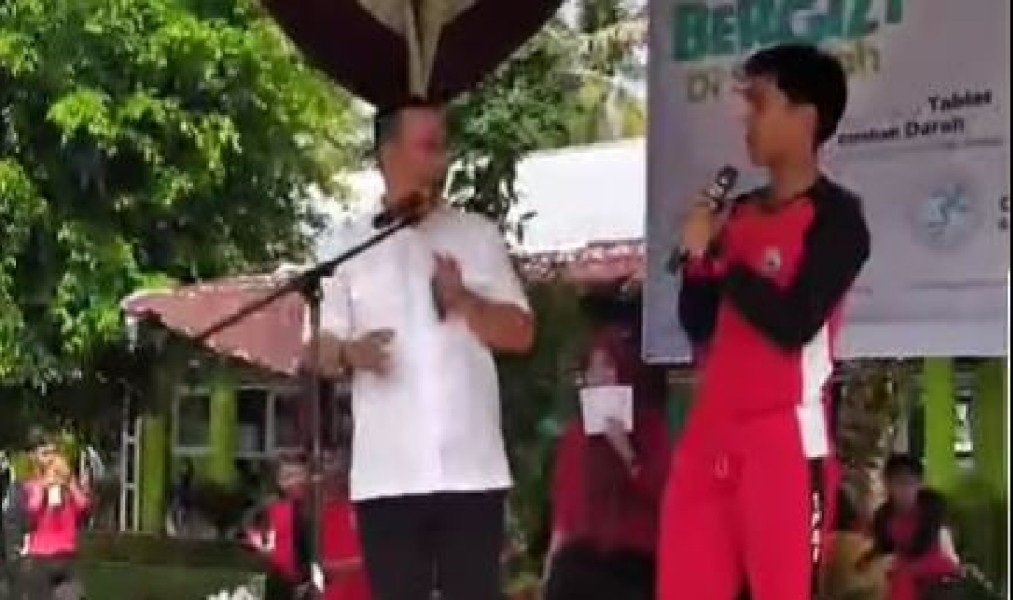 Siapkan Generasi Emas 2045, Pemkab Lebong Gencar Kampanye Germas di Sekolah-Sekolah