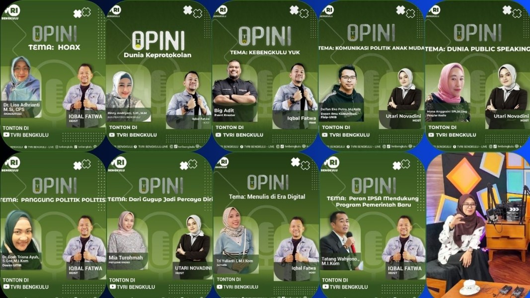 Kolaborasi IPSA Bengkulu dan TVRI: Talkshow Opini Angkat Isu Sosial dan Kepemimpinan