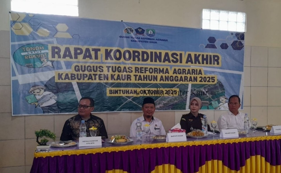 GTRA Kaur 2025 Fokus Tingkatkan Perlindungan Aset dan Kesejahteraan Masyarakat