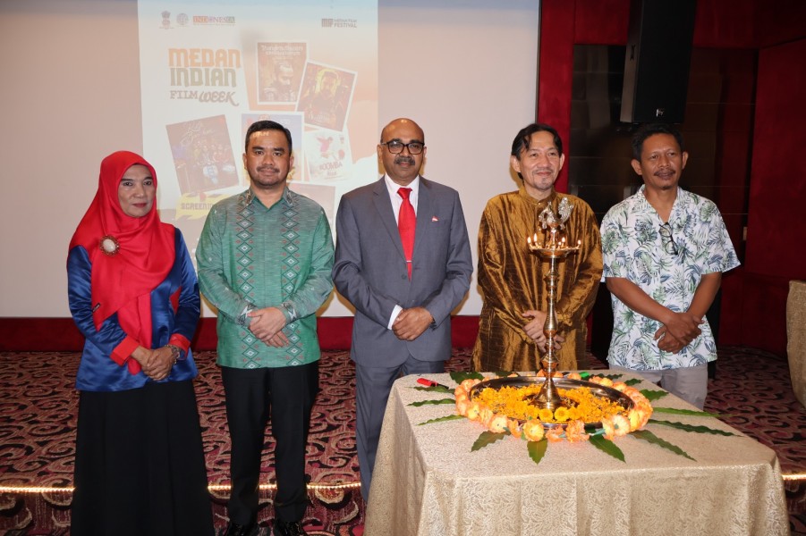 Konsulat Jenderal India Resmikan Medan  Indian Film Week di Grand City Hall