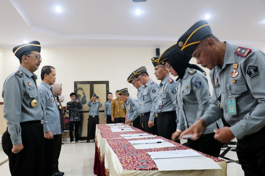 Kanwil Kemenkumham Bengkulu Pencanangan Pelayanan Publik Berbasis HAM untuk Layanan Berkualitas