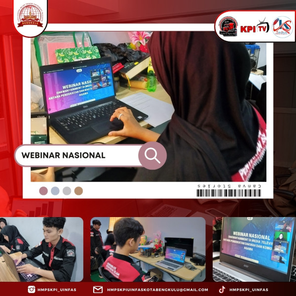 Dakwahtainment di Media Televisi Jadi Tema Utama Webinar Nasional Prodi KPI UIN Bengkulu.