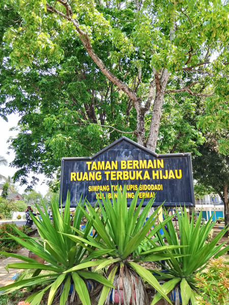 Keindahan Taman Bermain Simpang Tiga Lupis Sidodadi:  Oase Hijau di Tengah Kota Bengkulu