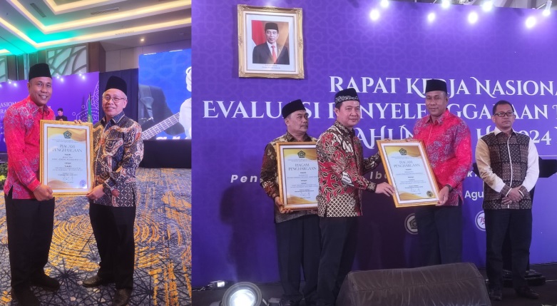 Kanwil Kemenag Provinsi Bengkulu Raih Penghargaan Terbaik II untuk Pelayanan Jemaah Haji Reguler