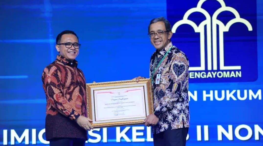 Kemenkumham Raih 2 Penghargaan Terkait Kinerja Pelayanan Publik