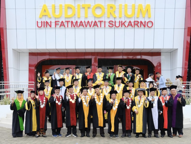 UIN Fatmawati Sukarno Kukuhkan 3 Guru Besar Baru, Rektor Sebut Momentum Perkuat Kampus Merah Putih