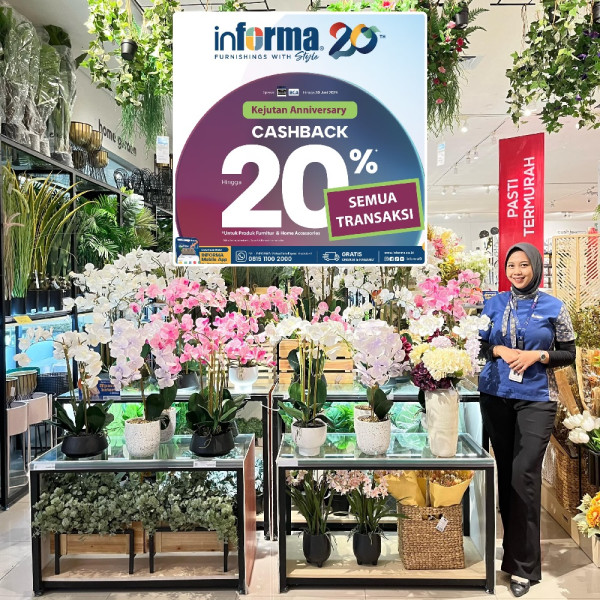 Nikmati Cashback Hingga 20% di Promo Furnitur Terbesar Informa Bengkulu!