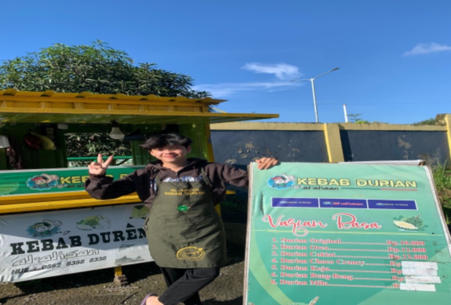 Kuliner unik! Kebab Durian Pertama di Bengkulu Cuma ada di Al-ahsan