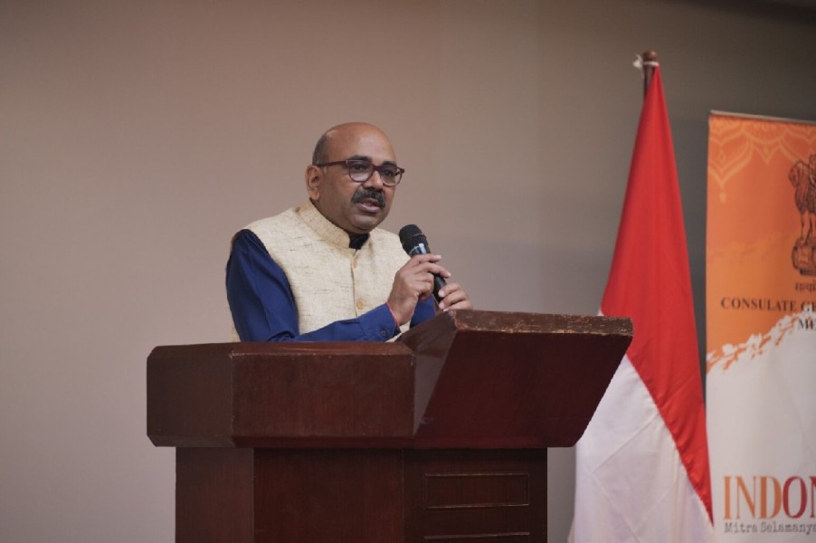 Konsul Jenderal India di Medan Resmikan Bharat Corner di USU
