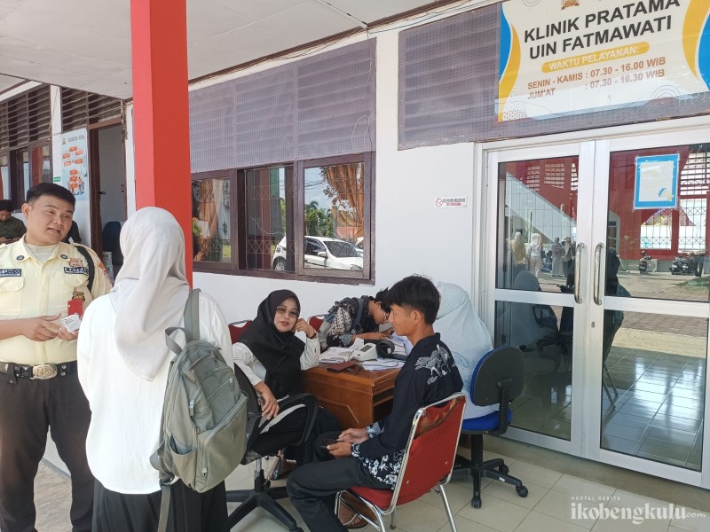 UINFAS Bengkulu Gelar Tes Kesehatan untuk Mahasiswa Baru