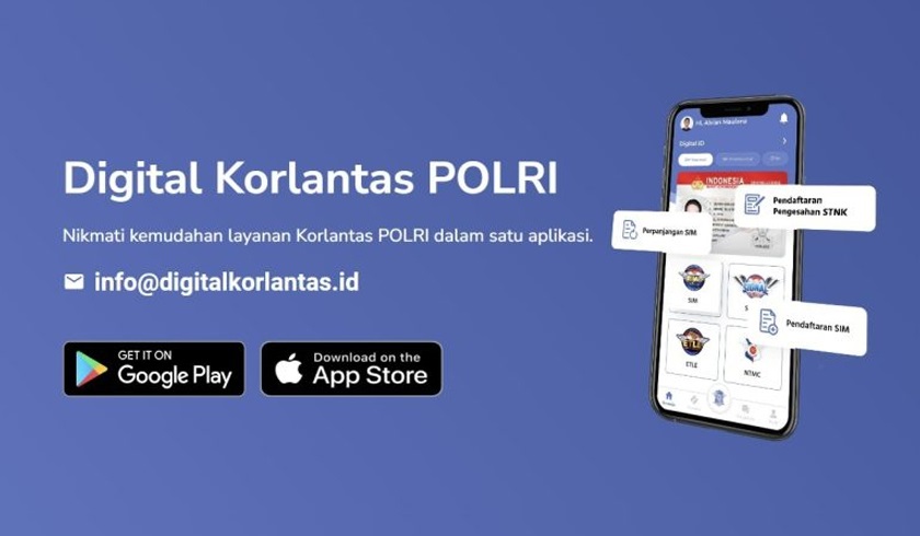 Perpanjangan SIM Kini Bisa Dilakukan Online  Melalui Aplikasi Digital Korlantas Polri