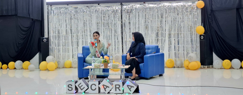 Miss Tourism Indonesia 2024: Nagia Halisa Ajak Mahasiswa Bengkulu Lestarikan Budaya Lokal