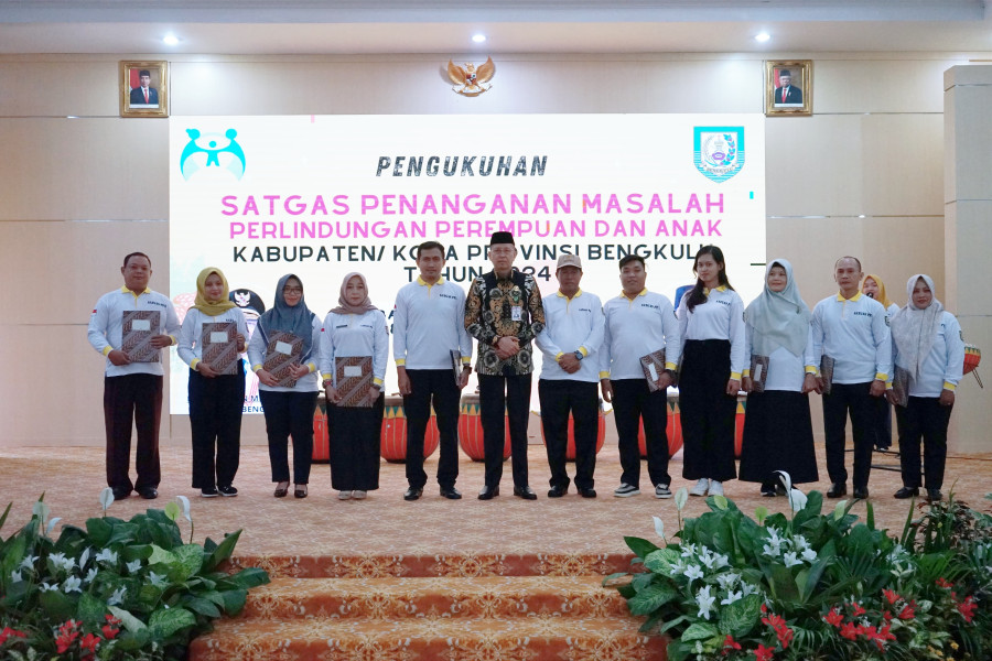Pemprov Bengkulu Kukuhkan Satgas PPA: Garda Terdepan Lindungi Perempuan dan Anak