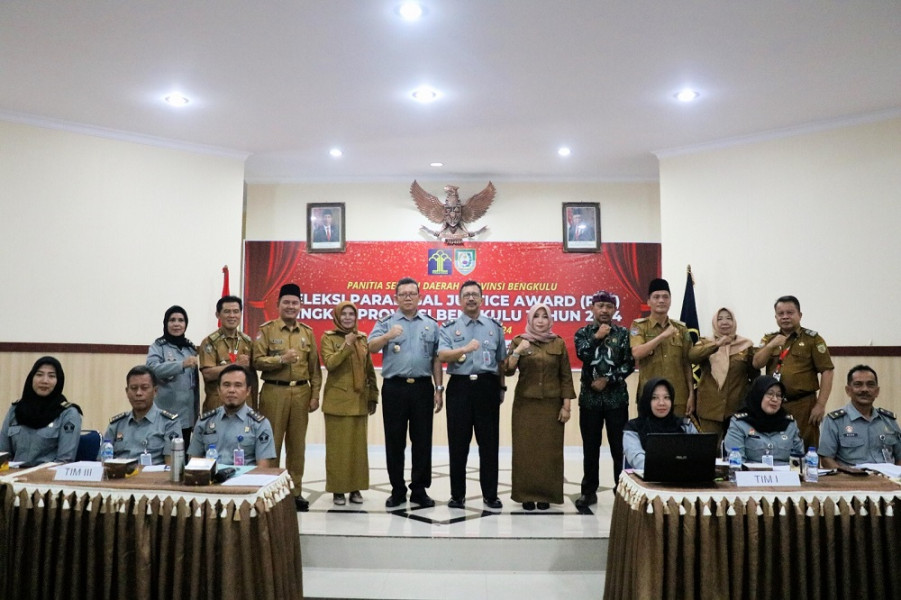 Kemenkumham Bengkulu Gelar Wawancara Seleksi Paralegal Justice Award 2024 untuk 40 Kades/Lurah