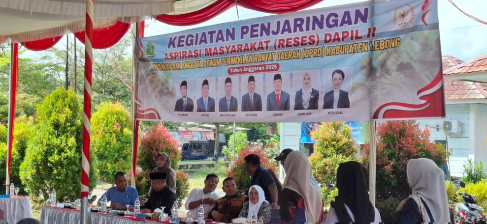 Gelar Reses di Tenda Terbuka, DPRD Lebong Dapil II 
