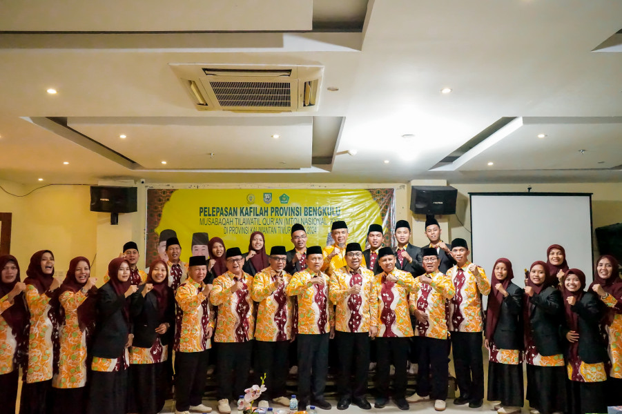 Kafilah Bengkulu Optimis Harumkan Nama Daerah di MTQ Nasional