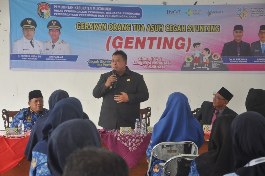 Bupati Mukomuko Dorong Penyuluh KB, Upaya Akselerasi Gerakan Cegah Stunting