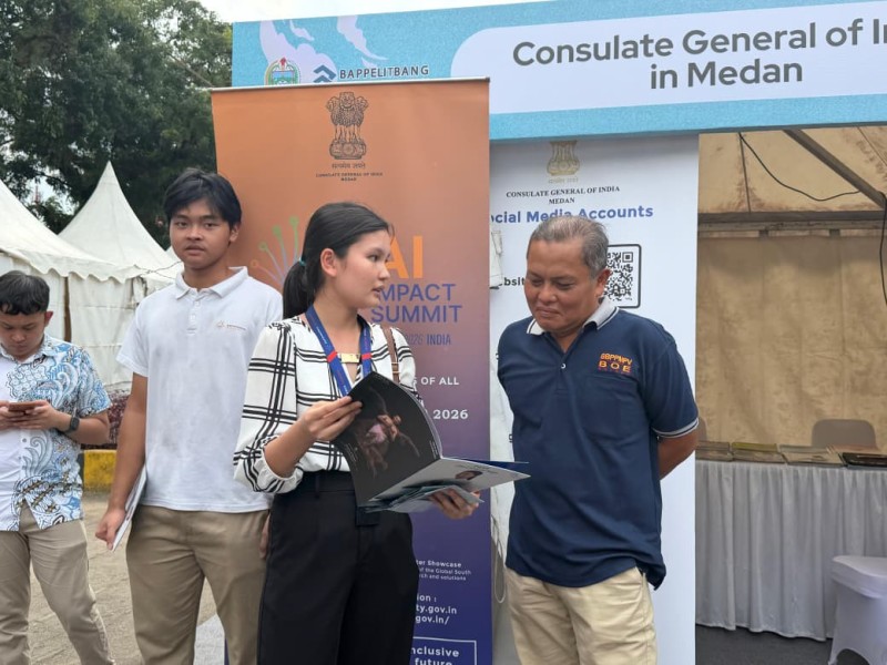 Konsulat Jenderal India di Medan Hadirkan Teknologi, Pendidikan, Kuliner, dan Pariwisata pada North Sumatra Innovation Day 2025